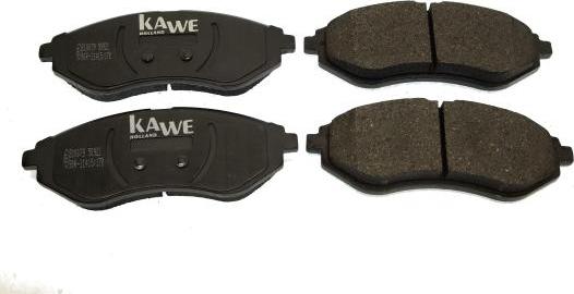 Kawe 810079 - Тормозные колодки, дисковые, комплект autospares.lv