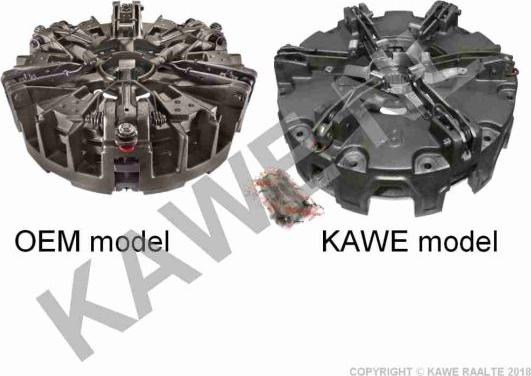 Kawe 8360 - Нажимной диск сцепления autospares.lv