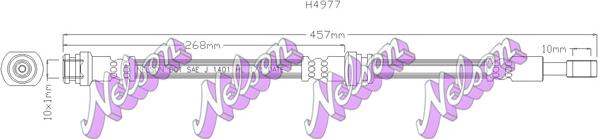 Kawe H4977 - Тормозной шланг autospares.lv