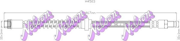 Kawe H4503 - Тормозной шланг autospares.lv