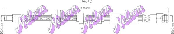 Kawe H4642 - Тормозной шланг autospares.lv