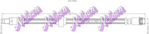 Kawe H4786 - Тормозной шланг autospares.lv