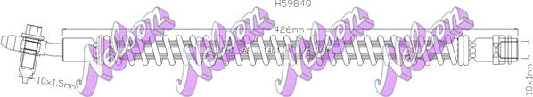 Kawe H5984Q - Тормозной шланг autospares.lv