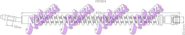 Kawe H5984 - Тормозной шланг autospares.lv