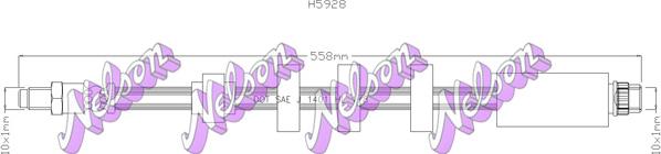 Kawe H5928 - Тормозной шланг autospares.lv