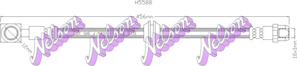 Kawe H5588 - Тормозной шланг autospares.lv