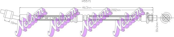 Kawe H5571 - Тормозной шланг autospares.lv