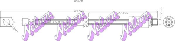 Kawe H5631 - Тормозной шланг autospares.lv