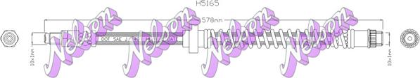 Kawe H5165 - Тормозной шланг autospares.lv