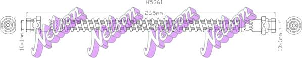 Kawe H5361 - Тормозной шланг autospares.lv