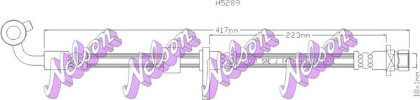 Kawe H5289 - Тормозной шланг autospares.lv