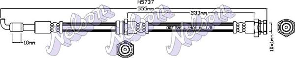 Kawe H5737 - Тормозной шланг autospares.lv