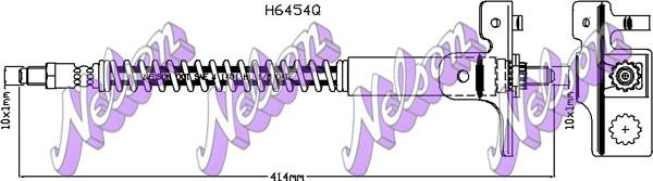 Kawe H6454Q - Тормозной шланг autospares.lv