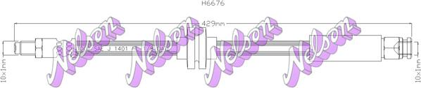 Kawe H6676 - Тормозной шланг autospares.lv