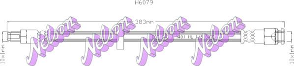 Kawe H6079 - Тормозной шланг autospares.lv