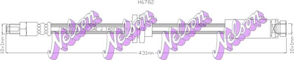 Kawe H6782 - Тормозной шланг autospares.lv