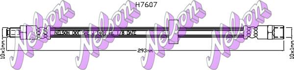 Kawe H7607 - Тормозной шланг autospares.lv