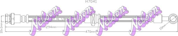 Kawe H7041 - Тормозной шланг autospares.lv