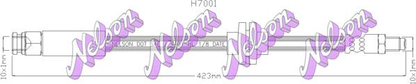 Kawe H7001 - Тормозной шланг autospares.lv