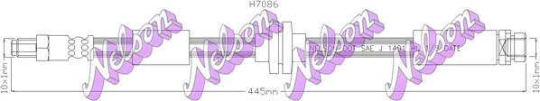 Kawe H7086 - Тормозной шланг autospares.lv