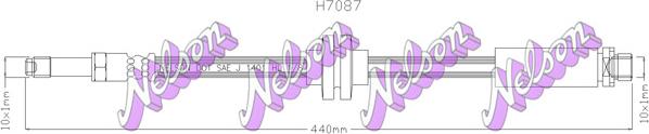 Kawe H7087 - Тормозной шланг autospares.lv