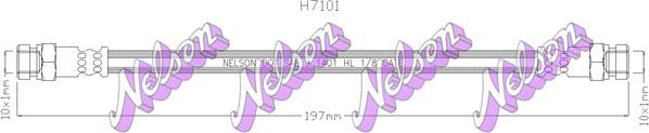 Kawe H7101 - Тормозной шланг autospares.lv