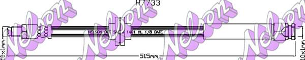 Kawe H7733 - Тормозной шланг autospares.lv