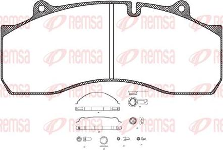 Kawe JCA1073.80 - Тормозные колодки, дисковые, комплект autospares.lv