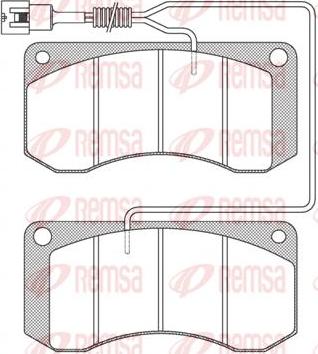 Kawe JCA258.41 - Тормозные колодки, дисковые, комплект autospares.lv