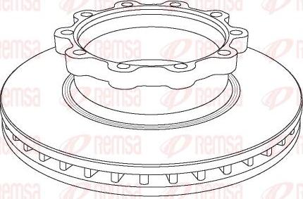 Kawe NCA1047.20 - Тормозной диск autospares.lv