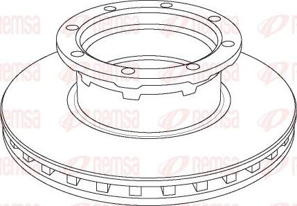 Duron DCR188A - Тормозной диск autospares.lv