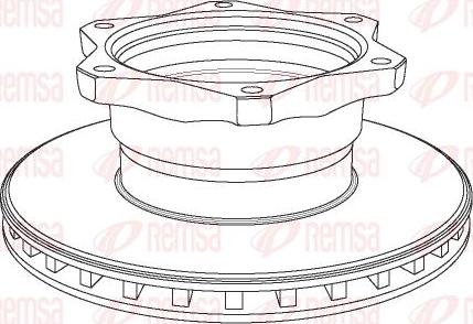 Kawe NCA1058.20 - Тормозной диск autospares.lv