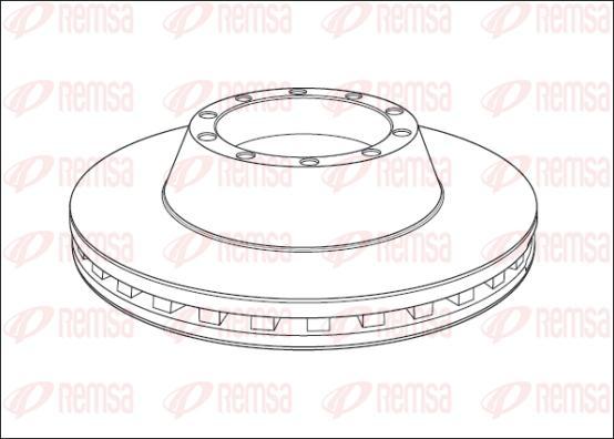 Kawe NCA1013.20 - Тормозной диск autospares.lv