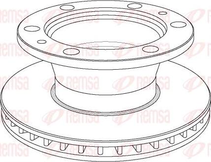 Comline ADC9005VR - Тормозной диск autospares.lv