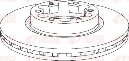 Kawe NCA1145.20 - Тормозной диск autospares.lv