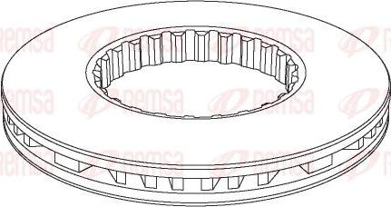 Kawe NCA1146.20 - Тормозной диск autospares.lv