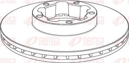 Kawe NCA1148.20 - Тормозной диск autospares.lv