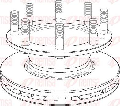 Kawe NCA1163.20 - Тормозной диск autospares.lv