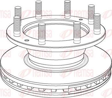 Kawe NCA1167.20 - Тормозной диск autospares.lv