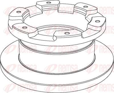 Kawe NCA1181.10 - Тормозной диск autospares.lv