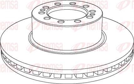 Kawe NCA1178.20 - Тормозной диск autospares.lv