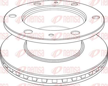 Kawe NCA1220.20 - Тормозной диск autospares.lv