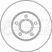 Key Parts KBD4451 - Тормозной диск autospares.lv