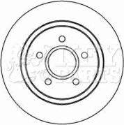 Key Parts KBD4453 - Тормозной диск autospares.lv