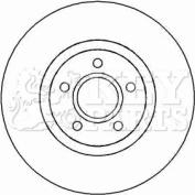 Key Parts KBD4452 - Тормозной диск autospares.lv