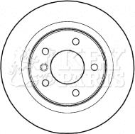 Key Parts KBD4466 - Тормозной диск autospares.lv