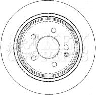 Key Parts KBD4489 - Тормозной диск autospares.lv