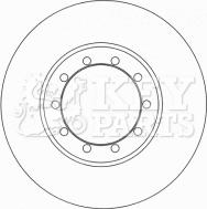 Key Parts KBD4566 - Тормозной диск autospares.lv