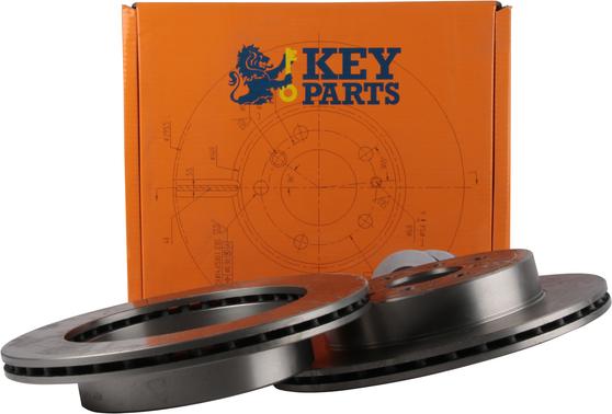 Key Parts KBD4512 - Тормозной диск autospares.lv