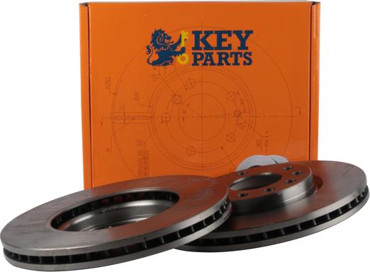 Key Parts KBD4580 - Тормозной диск autospares.lv